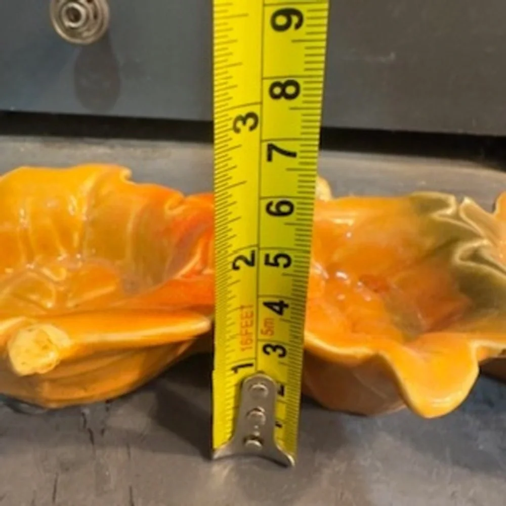 Vintage Ceramic Leaf Divided Centerpiece 12